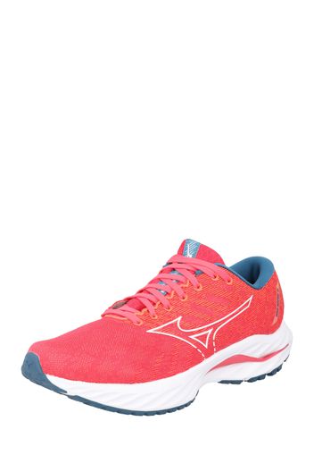 MIZUNO Scarpa sportiva 'WAVE INSPIRE 19'  blu ciano / pesca / rosa / bianco