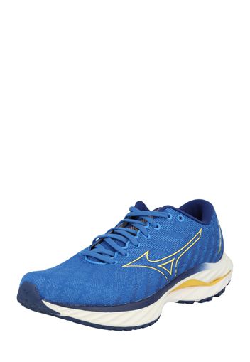 MIZUNO Scarpa da corsa 'WAVE INSPIRE 19'  blu reale / blu scuro / giallo chiaro