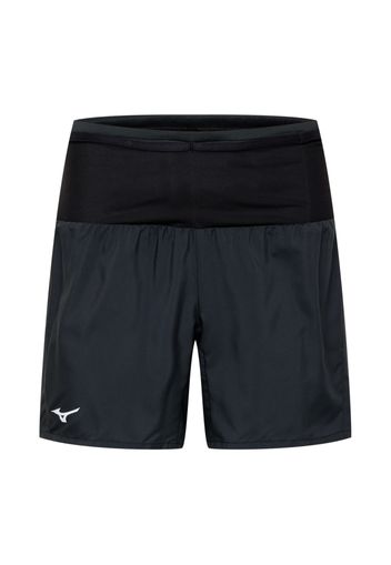 MIZUNO Pantaloni sportivi  nero / bianco