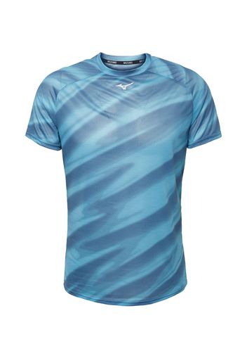 MIZUNO Maglia funzionale  blu chiaro / grigio argento / petrolio