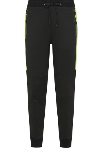 Mo SPORTS Pantaloni  nero / verde chiaro