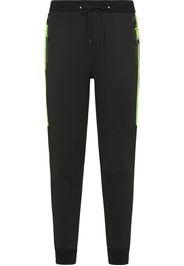 Mo SPORTS Pantaloni  nero / verde chiaro