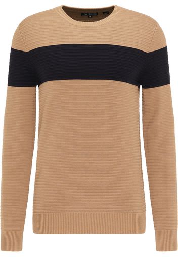 MO Pullover  marrone scuro / sabbia