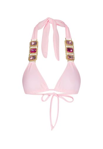 Moda Minx Top per bikini 'Boujee'  oro / rosa chiaro / rosso rubino