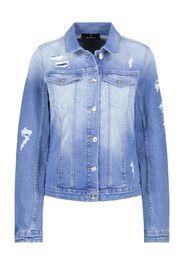 monari Giacca di mezza stagione  blu denim / bianco