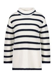 monari Pullover  blu notte / bianco naturale