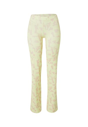 Monki Pantaloni 'Christina'  beige / lime