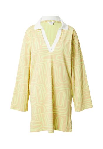 Monki Abito camicia 'Ester'  limone / curry