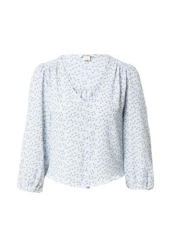 Monki Camicia da donna 'Olive'  blu chiaro / bianco / verde