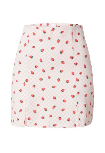 Monki Gonna 'Renata'  rosa / bianco / rosso / verde