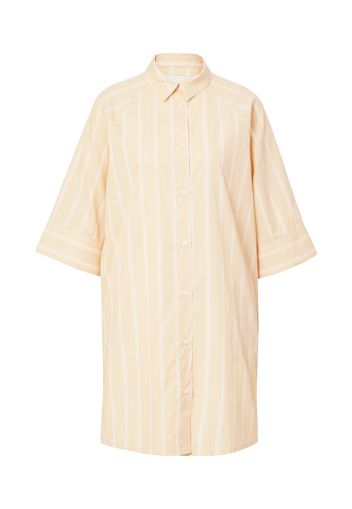 Monki Abito camicia  beige / bianco