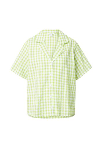 Monki Camicia da donna 'Majlis'  bianco / verde chiaro