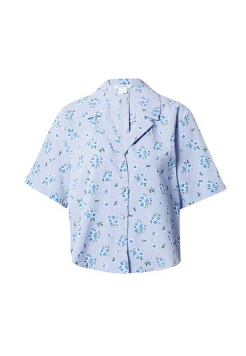 Monki Camicia da donna 'Tani'  blu / blu chiaro / bianco / verde