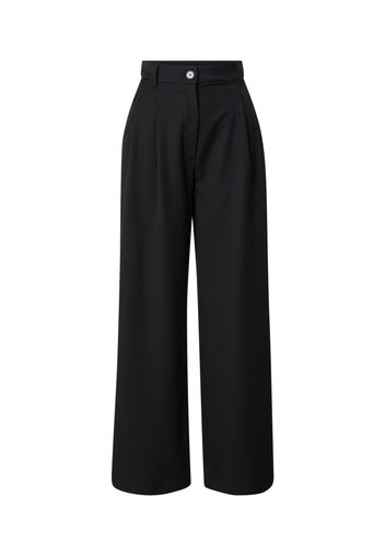 Monki Pantaloni con pieghe 'Ginny'  nero