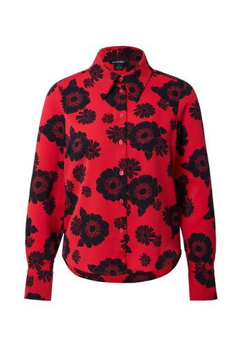 Monki Camicia da donna  rosso / nero