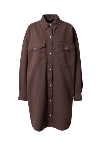 Monki Abito camicia  cioccolato