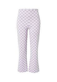 Monki Pantaloni 'Nova'  lilla pastello / bianco