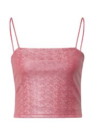 Monki Top 'Ella'  rosa / argento