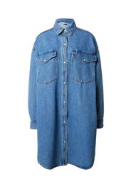 Monki Abito camicia  blu denim