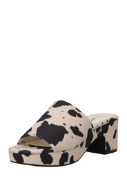 Monki Clogs 'Rosa'  nero / bianco lana