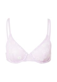 Monki Reggiseno  lilla pastello / bianco