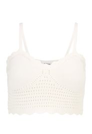 Monki Top in maglia  bianco naturale