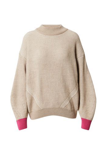 MORE & MORE Pullover  marrone chiaro / fucsia