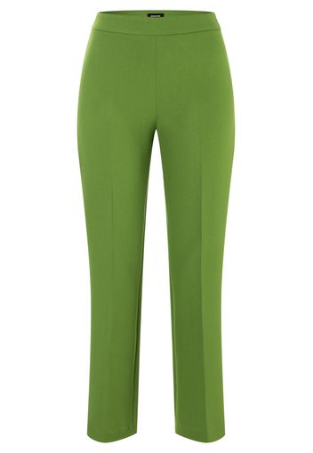 MORE & MORE Pantaloni con piega frontale  verde erba