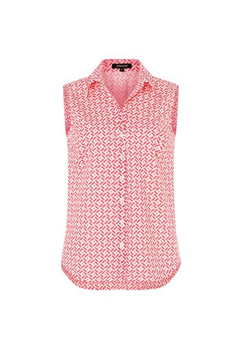 MORE & MORE Camicia da donna  rosa / bianco