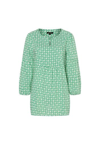 MORE & MORE Camicia da donna  verde / bianco