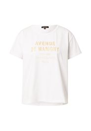 MORE & MORE Maglia extra large  bianco / oro