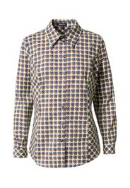 MORE & MORE Camicia da donna  navy / cognac / menta / bianco