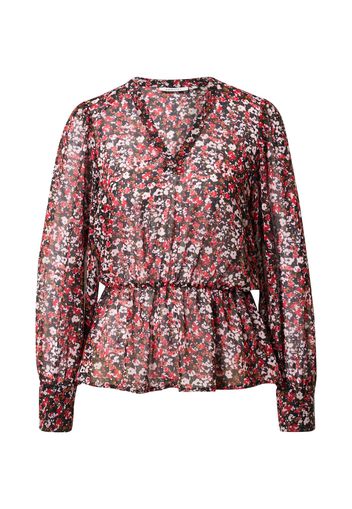 MOSS COPENHAGEN Camicia da donna 'Varuna'  rosso / nero / bianco