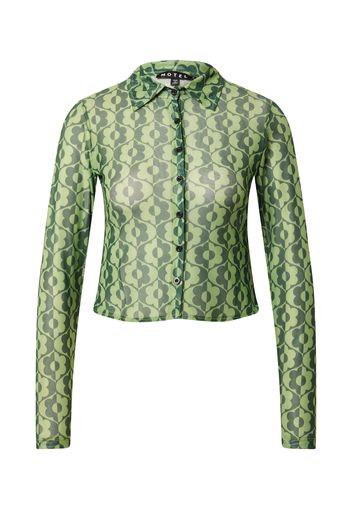 Motel Camicia da donna  verde / verde chiaro