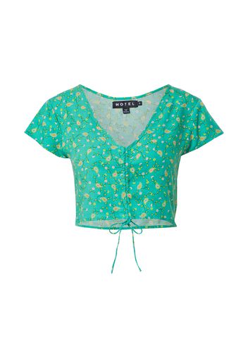 Motel Bluse 'Raeto'  giada / verde chiaro / rosa