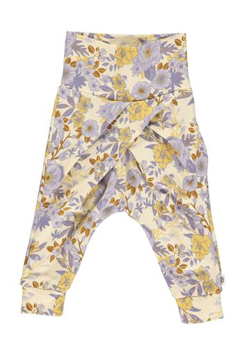 Müsli by GREEN COTTON Pantaloni 'Cardamine'  marrone / giallo / giallo chiaro / lavanda