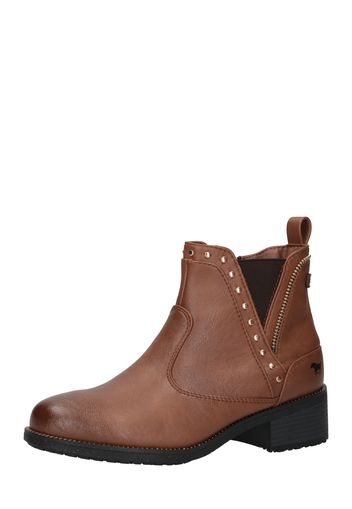 MUSTANG Boots chelsea  caramello / marrone scuro / argento