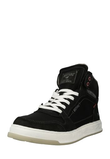 MUSTANG Sneaker alta  grigio / nero / bianco