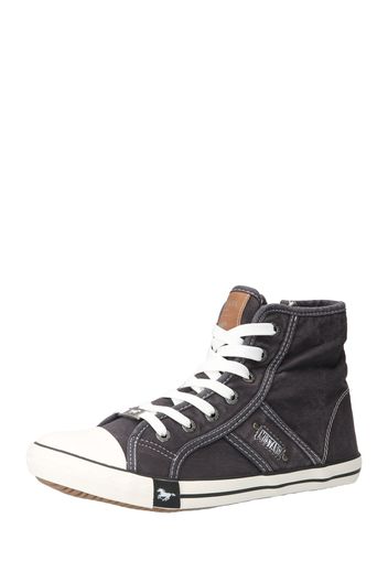 MUSTANG Sneaker alta  nero / bianco