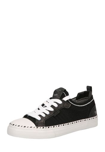 MUSTANG Sneaker bassa  nero / bianco