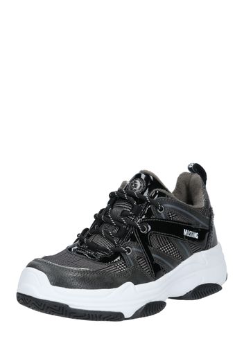 MUSTANG Sneaker bassa  grafite / nero / bianco