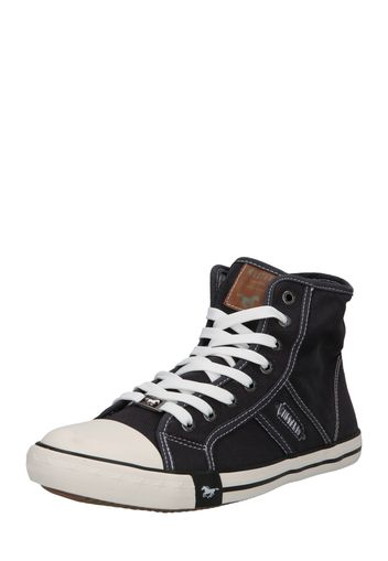 MUSTANG Sneaker alta  nero / bianco