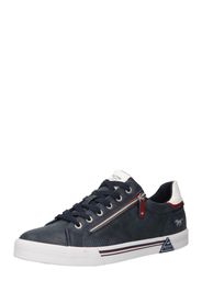 MUSTANG Scarpa stringata sportiva  navy / bordeaux / bianco