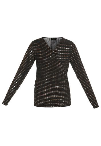 myMo at night Camicia da donna  nero / oro