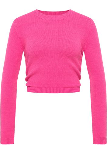 myMo at night Pullover  rosa neon