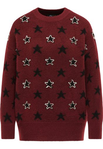 myMo at night Pullover  rosso scuro / nero