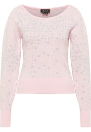 myMo at night Pullover  rosa pastello / argento