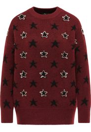 myMo at night Pullover  rosso scuro / nero