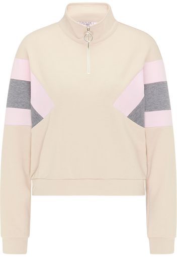 myMo ATHLSR Felpa sportiva  beige / grigio / rosa