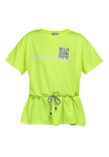 myMo ATHLSR Maglia funzionale  giallo neon / grigio